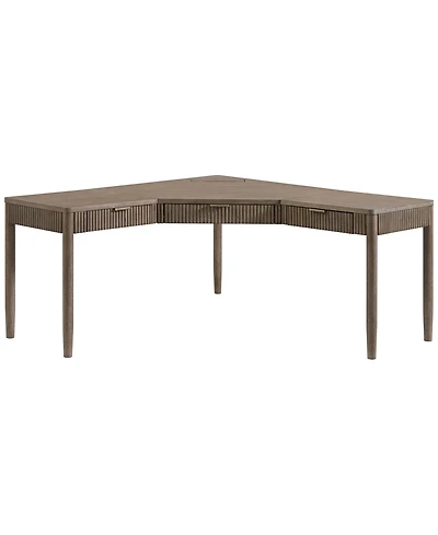 Frandlyn 64" Wood L-Shaped Desk