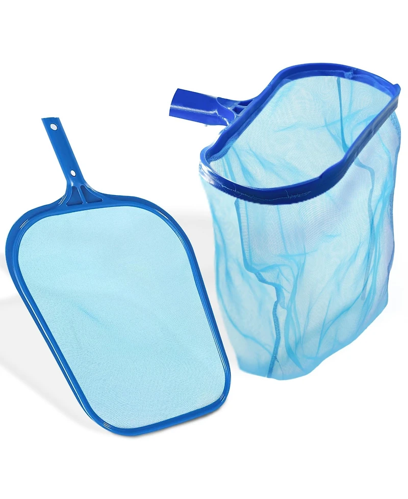 Xdovet Pool Skimmer Net Leaf Rake Set Heavy Duty Fine Mesh Deep Bag