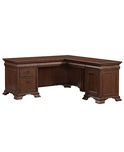 Nelman 30.5" Wood L-Shaped Desk