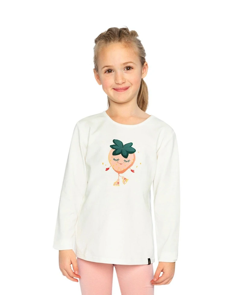 Deux par Toddler Girl's (2T-5T) Long Sleeve Cotton Strawberry T-Shirt