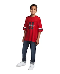 Tommy Hilfiger Boys' 8-20 Logo Mesh Jersey T-Shirt