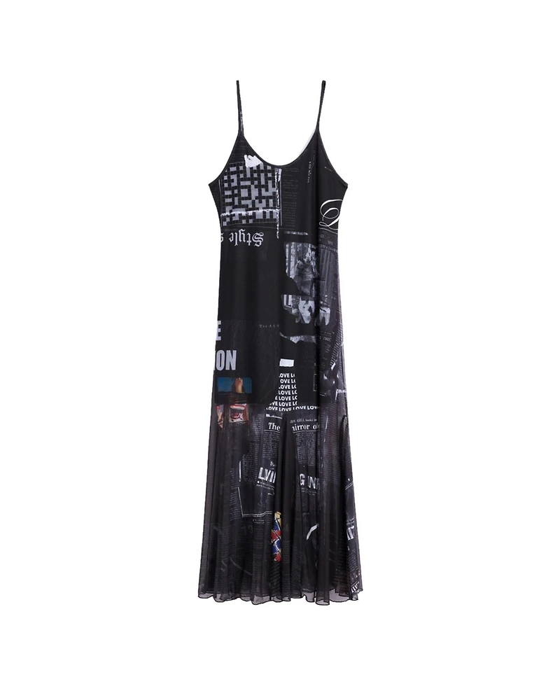 Desigual Women's Printed Strappy Dress