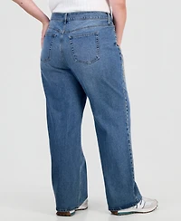 And Now This Trendy Plus Embroidered Studded Jeans, Macy's Exclusive