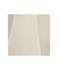 Springcrest Imperial Shade Set of 2 Round Bell Lamp Shades Cream Small 4.5" Top x 9" Bottom x 8" Slant x 7.5" High Spider with Replacement Harp