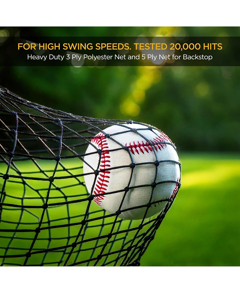 Aoligeijs Portable Baseball Batting Cage for Practice