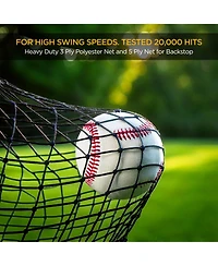 Aoligeijs Portable Baseball Batting Cage for Practice