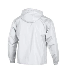 Champion Men's White Duke Blue Devils Cloud Packable Half-Zip Hooded Jacket