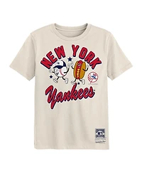 Mitchell & Ness Preschool Natural New York Yankees Snack T-Shirt
