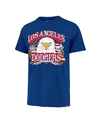 '47 Brand Men's Royal Los Angeles Dodgers Americana Eagle T-Shirt