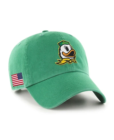 '47 Brand Men's Green Oregon Ducks Americana Heritage Clean Up Adjustable Hat