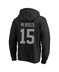 Fanatics Men's Fernando Mendoza Black Las Vegas Raiders Big & Tall Name Number Fleece Hoodie