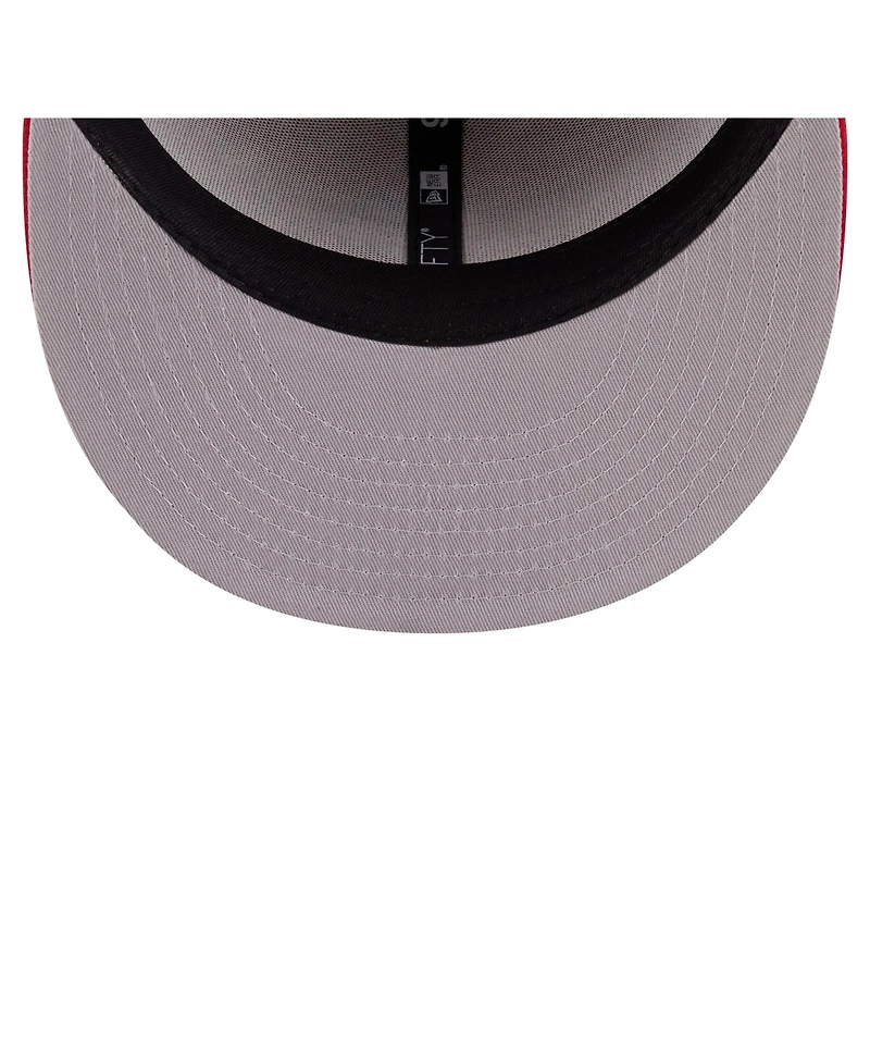 New Era Men's Khaki/Red Los Angeles Angels Ice Cream 9FIFTY Snapback Hat