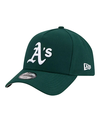 New Era Big Boys and Girls Green Athletics 9FORTY A-Frame Adjustable Hat