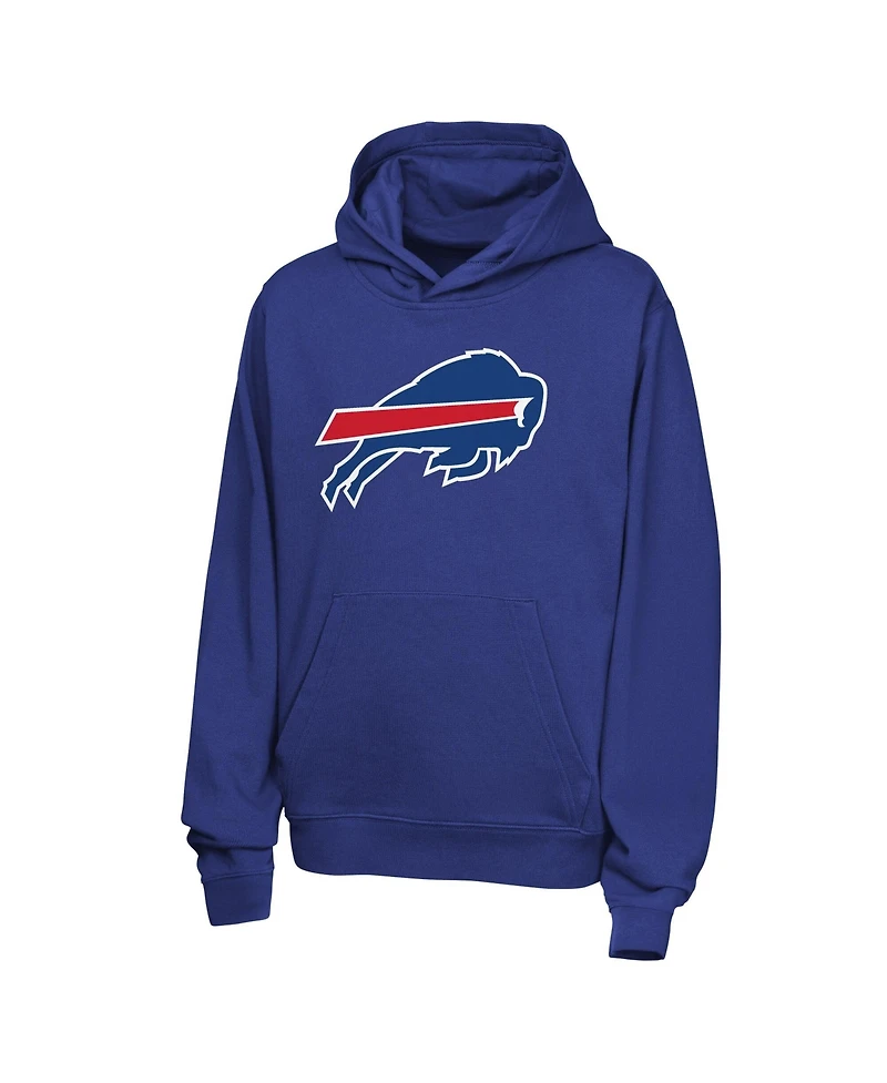 Nike Big Boys and Girls Josh Allen Royal Buffalo Bills Name & Number Club Fleece Hoodie