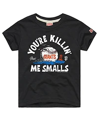 Homage Big Boys and Girls Charcoal San Francisco Giants x The Sandlot Tri-Blend T-Shirt