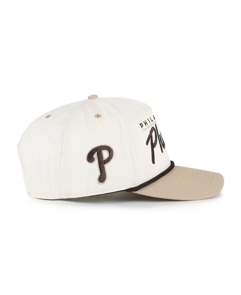 '47 Brand Men's Natural/Tan Philadelphia Phillies Neutral Terrain Hitch Rope Adjustable Hat