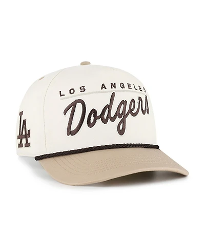 '47 Brand Men's Natural/Tan Los Angeles Dodgers Neutral Terrain Hitch Rope Adjustable Hat