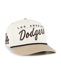 '47 Brand Men's Natural/Tan Los Angeles Dodgers Neutral Terrain Hitch Rope Adjustable Hat