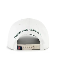 '47 Brand Men's White/Green Boston Red Sox Flora Gallery Hitch Adjustable Hat
