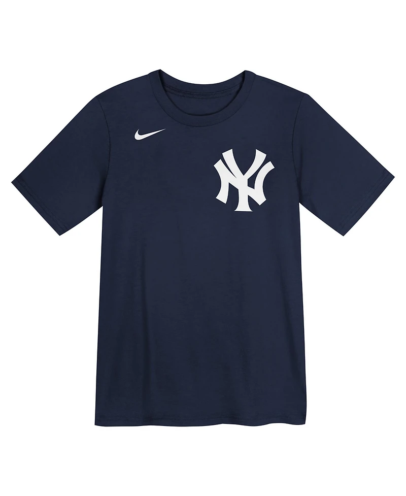 Nike Big Boys and Girls Gerrit Cole Navy New York Yankees Name & Number T-Shirt