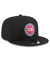 New Era Men's Black Detroit Pistons 2026 Nba Draft Crystal 9FIFTY Snapback Hat