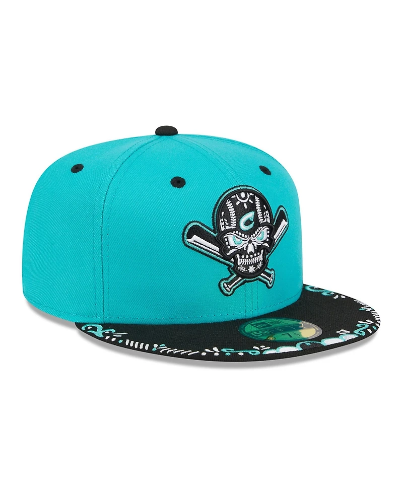 New Era Men's Light Blue/Black Columbus Clippers 2026 Copa De La Diversion 59FIFTY Fitted Hat