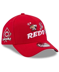 New Era Men's Red Cincinnati Reds Looney Tunes A-Frame 9FORTY Adjustable Hat