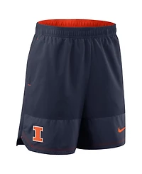 Nike Men's Navy Illinois Fighting Illini Woven Dri-fit Shorts