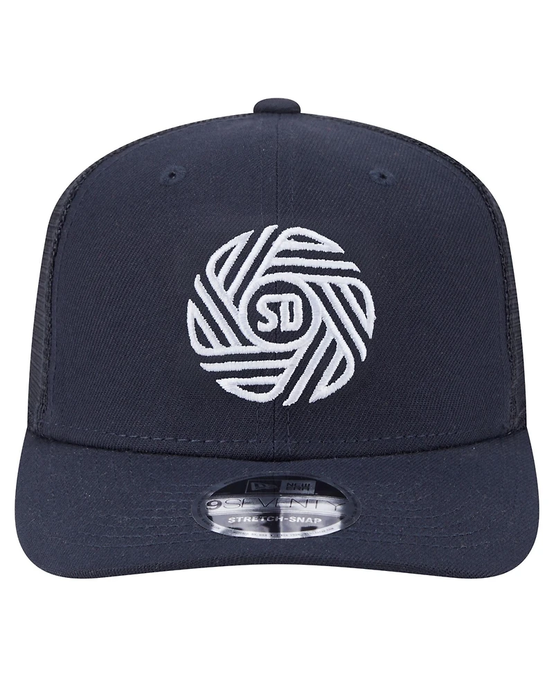 New Era Men's Navy San Diego Fc Jersey Hook 9SEVENTY Adjustable Hat