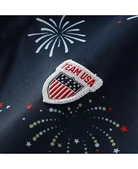 Chubbies Men's Navy The Rockets Rad Glare Performance Polo Shirt