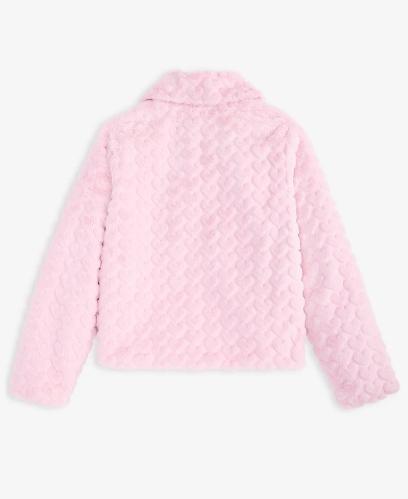 Epic Threads Girls' Xs-xl Heart Faux-Fur Jacket, Macy's Exclusive