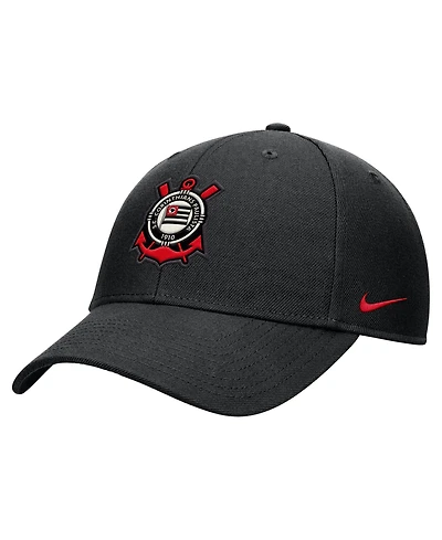 Nike Men's Black Corinthians Rise Adjustable Hat