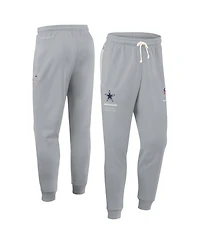 Nike Men's Gray Dallas Cowboys Sideline Standard Issue Dri-fit Taper Pants