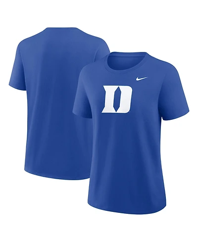 Nike Women's Royal Duke Blue Devils Primary Logo T-Shirt