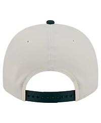 New Era Men's Cream/Dark Green San Diego Padres Chrome A-Frame 9FIFTY Snapback Hat