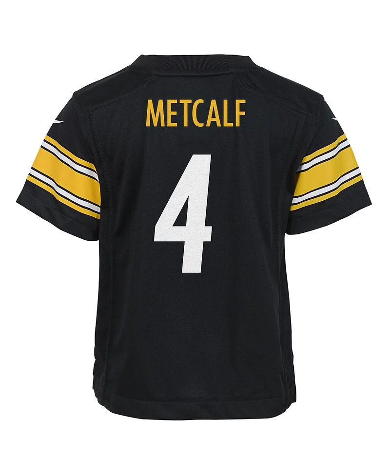 Nike Preschool D.k. Metcalf Black Pittsburgh Steelers Team Game Jersey