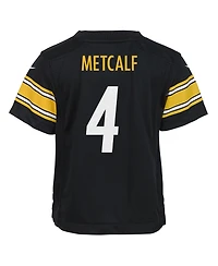 Nike Preschool D.k. Metcalf Black Pittsburgh Steelers Team Game Jersey