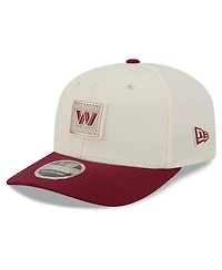 New Era Men's Cream/Burgundy Washington Commanders 2026 Nfl Training Camp 9SEVENTY Adjustable Hat