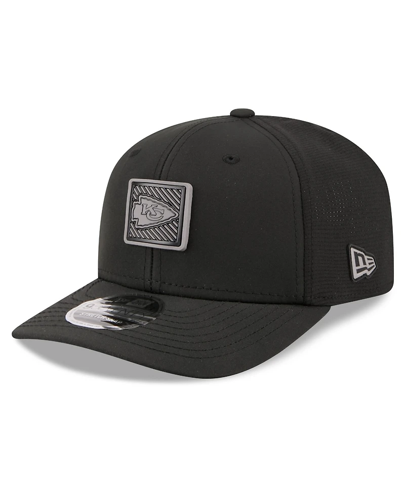 New Era Men's Black Kansas City Chiefs 2026 Nfl Training Camp 9SEVENTY Adjustable Hat