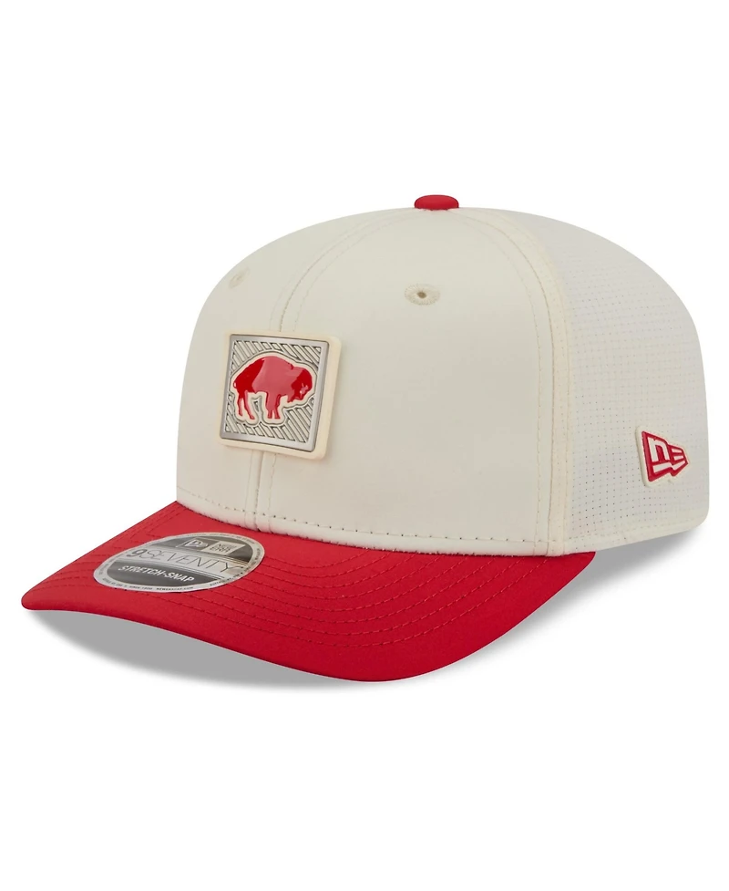 New Era Men's Cream/Red Buffalo Bills 2026 Nfl Training Camp 9SEVENTY Adjustable Hat