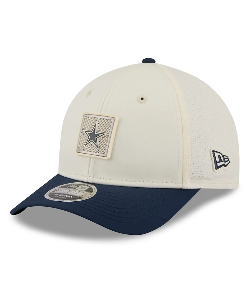New Era Men's Cream/Navy Dallas Cowboys 2026 Nfl Training Camp 9FORTY Adjustable Hat