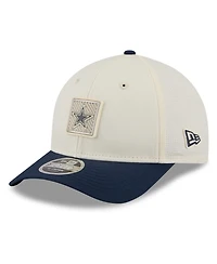 New Era Men's Cream/Navy Dallas Cowboys 2026 Nfl Training Camp 9FORTY Adjustable Hat