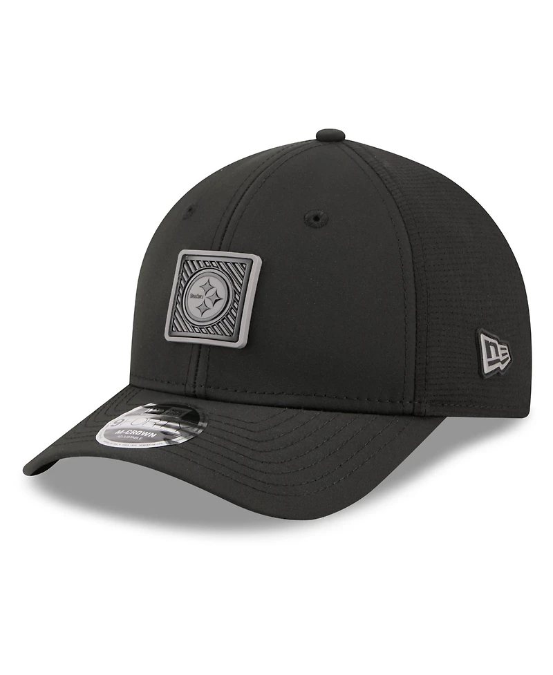 New Era Men's Black Pittsburgh Steelers 2026 Nfl Training Camp 9FORTY Adjustable Hat
