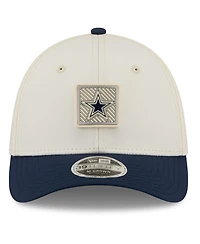 New Era Men's Cream/Navy Dallas Cowboys 2026 Nfl Training Camp 39THIRTY Flex Hat