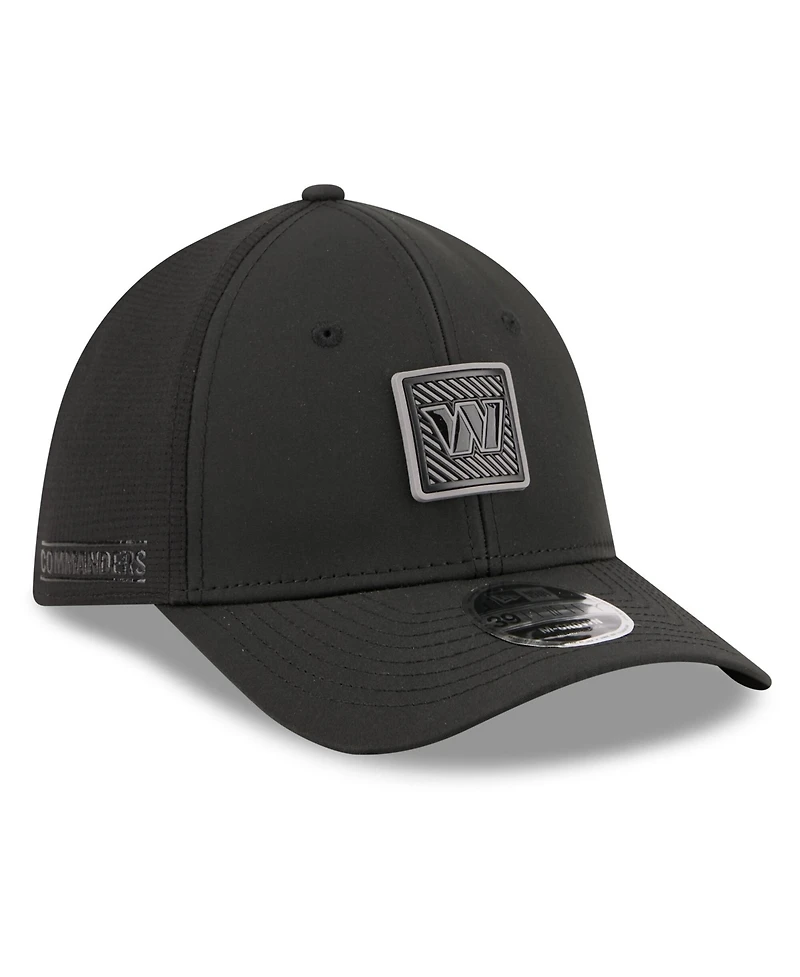 New Era Men's Black Washington Commanders 2026 Nfl Training Camp 39THIRTY Flex Hat