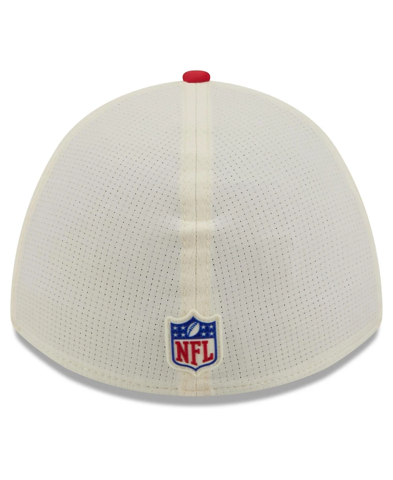 New Era Men's Cream/Red Buffalo Bills 2026 Nfl Training Camp 39THIRTY Flex Hat