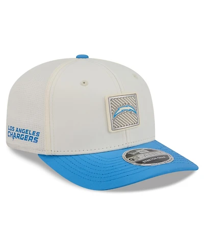 New Era Men's Cream/Powder Blue Los Angeles Chargers 2026 Nfl Training Camp 9SEVENTY Adjustable Hat