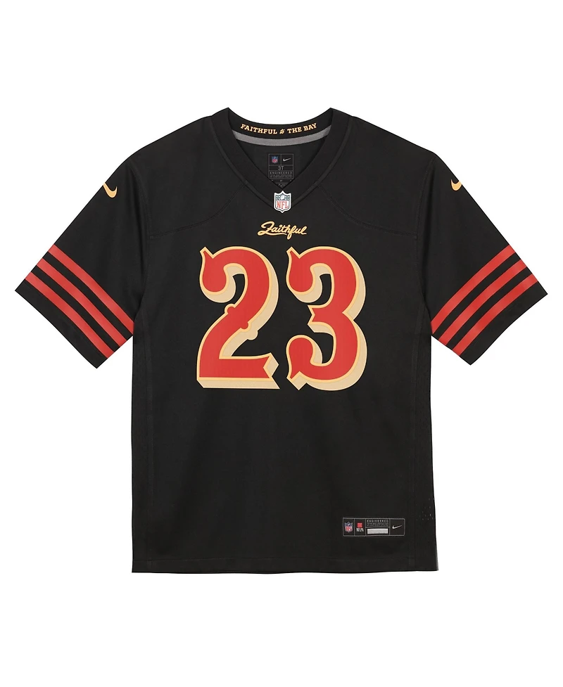 Nike Toddler Christian McCaffrey Black San Francisco 49ers 2025 Rivalries Collection Game Jersey