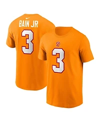 Nike Men's Rueben Bain Jr. Creamsicle Tampa Bay Buccaneers 2026 Nfl Draft Name & Number T-Shirt