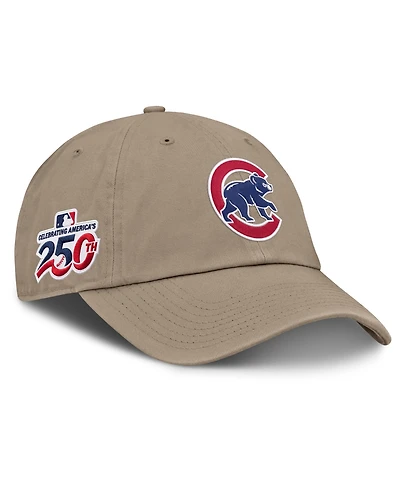 Nike Men's Khaki Chicago Cubs Celebrating America's 250th Club Adjustable Hat